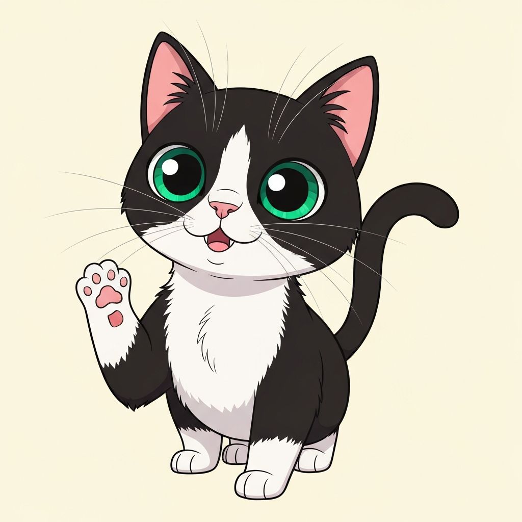 Ilustración de Mochi — El travieso